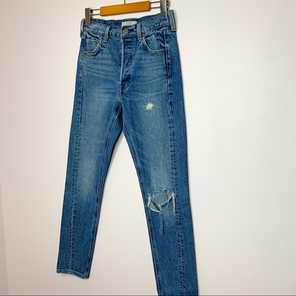 Levi’s 501 Altered distressed Skinny Jeans 25 - Picture 11 of 14